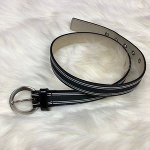 Nautical Style Canvas & Leather Belt *SALE ITEM